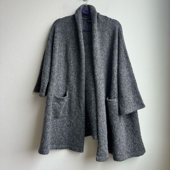 $450 Atelier Delphine Baby Alpaca Merino Wool Knit Chunky Cardigan Size XS Small - Picture 1 of 6